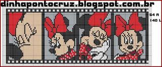 Topolina Disney -cross stich