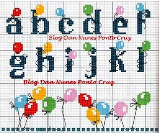 Cross stich - Alphabets baby