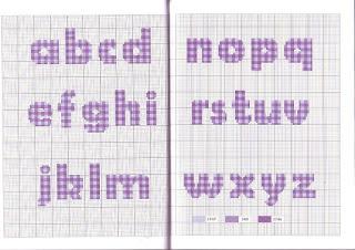 Cross stich - Alphabets baby