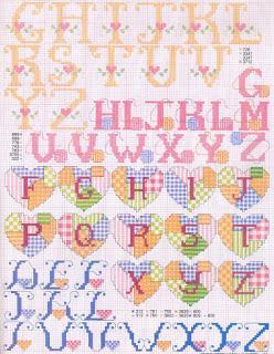 Cross stich - Alphabets baby