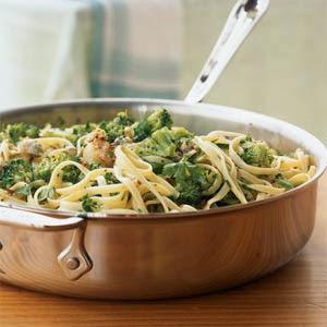 Linguine broccoli e pancetta