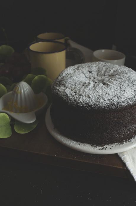 Torta integrale cioccolato, senza burro e senza uova