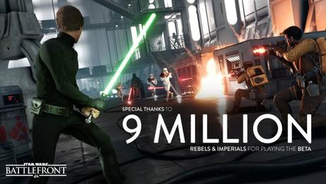 9 milioni di giocatori hanno partecipato alla beta di Star Wars: Battlefront