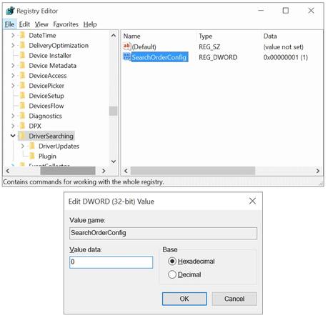 Win10-impostazioni-installazione-dispositivo-registro