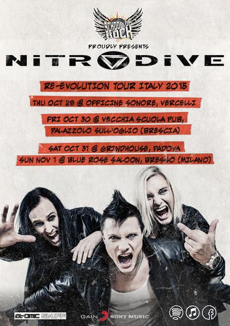 NitroDive: quattro date in Italia!