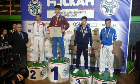 Andrea  Vice Campione italiano di Kumite