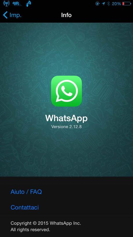 WhatsApp iOS – Arriva un nuovo aggiornamento che porta il supporto al 3D Touch dei nuovi iPhone 6S e 6S Plus, risposte rapide e messaggi importanti! [Aggiornato x6 Vers. 2.12.8]