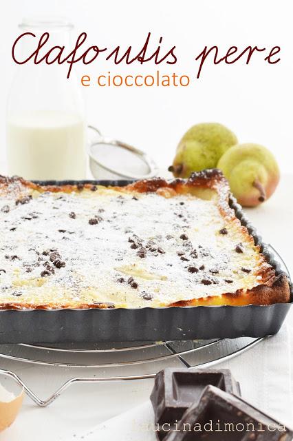 Clafoutis pere e cioccolato - Re-Cake #08