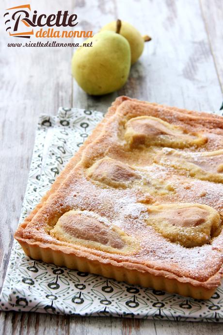 Crostata frangipane alle pere