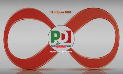 Il compleanno del Pd: otto anni portati meravigliosamente male