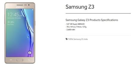 Samsung Z3 PRODUCT INFO Samsung Z3: presentato ufficialmente il nuovo smartphone con Tizen Samsung Mobile Press