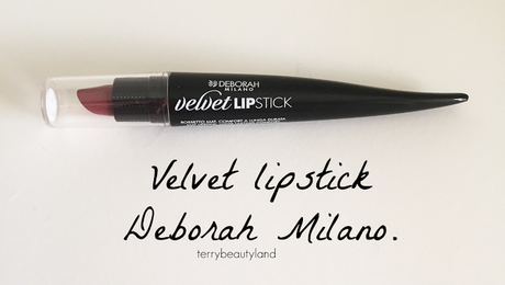 Review: Velvet Lipstick Deborah Milano. [Bohemien collection]