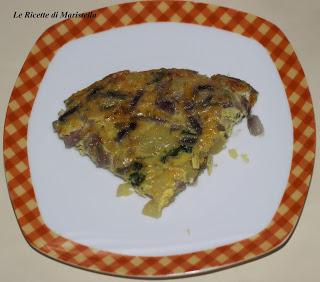 Frittata di patate e cipolla al forno