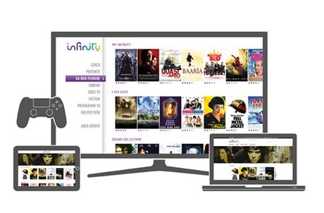 Infinity migliora l'esperienza di visione con nuove interessanti funzionalità