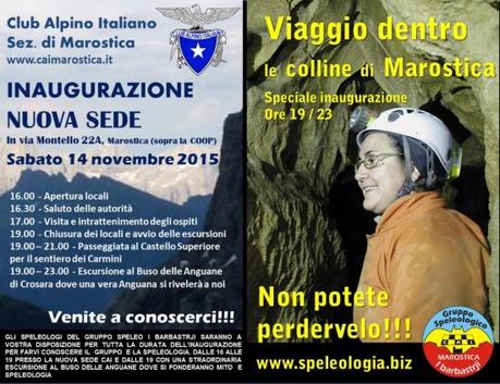 MAROSTICA: inaugurazione nuova sede CAI, venite a conoscerci!!!