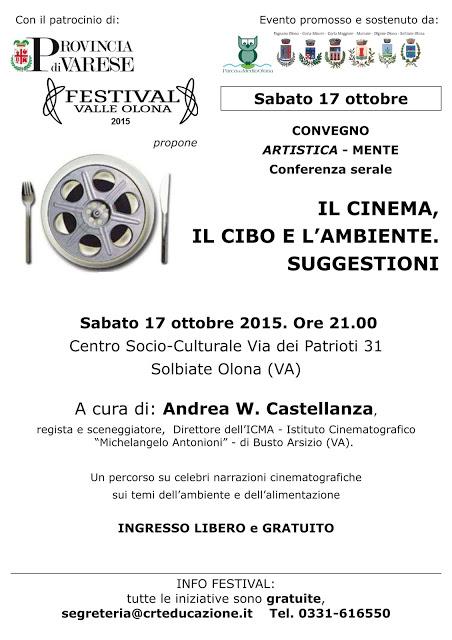 IL CINEMA, IL CIBO E L’AMBIENTE. SUGGESTIONI