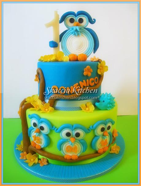 Sweet Owls Cake