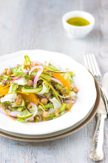 INSALATA DI AGRUMI, FINOCCHI e NOCI