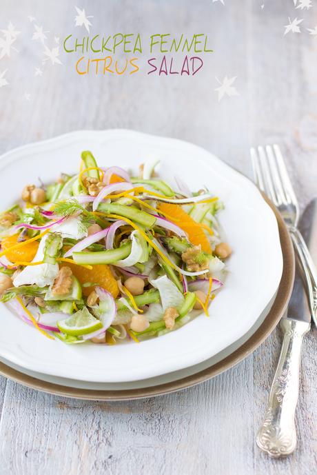 INSALATA DI AGRUMI, FINOCCHI e NOCI