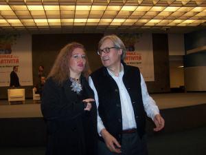 Cristina Castellani e Vittorio Sgarbi