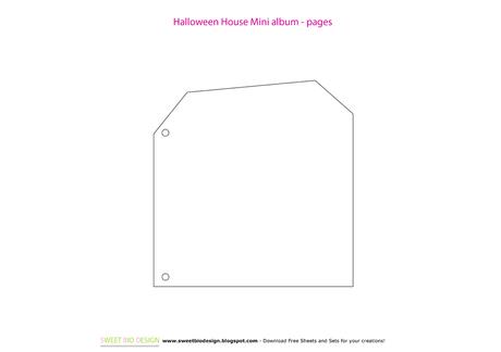 Tuto: Mini album Casa stregata di Halloween - Haunted house mini album