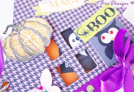 Tuto: Mini album Casa stregata di Halloween - Haunted house mini album