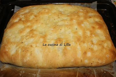 Lievito madre: Focaccia allo stracchino