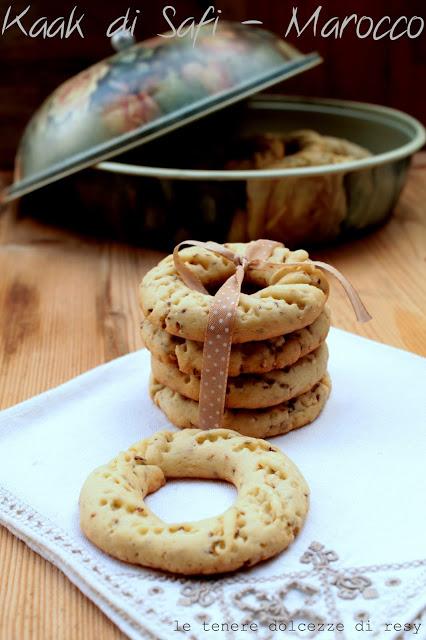 Kaâk di Safi - biscotti al sesamo ed anice per salutare il Marocco