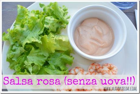 Salsa rosa (salsa coktail) senza uova