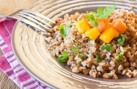 grano saraceno con la zucca