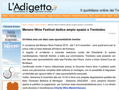 TRENTO al Merano Wine Festival