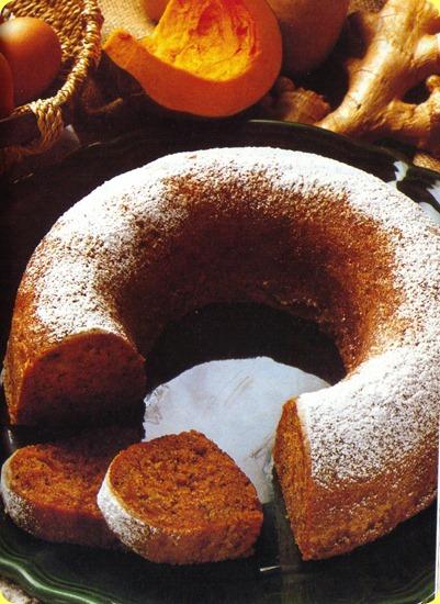 ciambella di zucca e noci