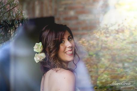 Bride getting ready