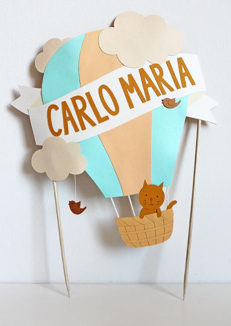 Cake Topper per il Battesimo di...