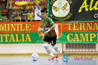 Jessica Exana, migliore in campo per la Ternana Futsal nel big match con il Kick Off