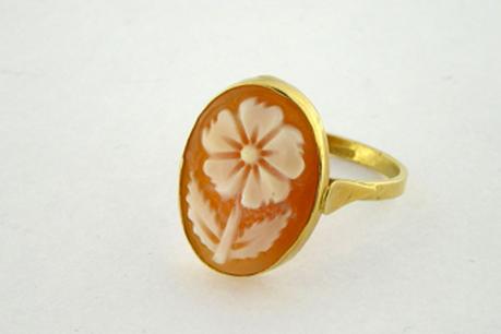 anello-cammeo-artigianale-fiore