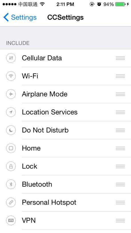 Cydia (iOS 9.x.x) – CCSettings for iOS 8/9 si aggiorna supportando iOS 9.x.x! [Aggiornato Vers. 0.0.7-2]