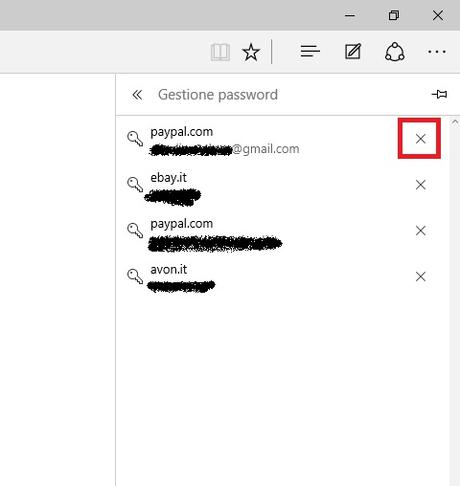 [Guida] Come eliminare o modificare le password salvate in [Microsoft Edge]