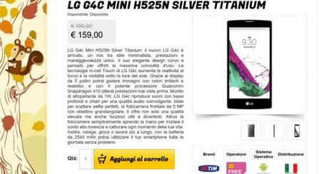 LG G4c Mini H525N Silver Titanium   Gli Stockisti  Smartphone  cellulari  tablet  accessori telefonia  dual sim e tanto altro