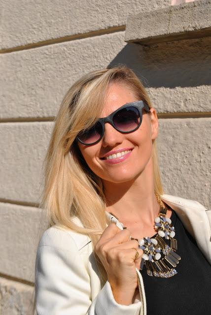 mariafelicia magno fashion blogger color block by felym fashion blogger italiane fashion bloggers italy fashion blog italiani blogger italiane blog di moda italiani blogger di moda italiane blogger bionde ragazze bionde blondie blonde hair blonde girls fashion bloggers italy italia independent sunglasses cookbook street style influencer italiane  collana majique majique london necklace oceanic jewelers come abbianre una maxi collana abbinamenti maxi collana 