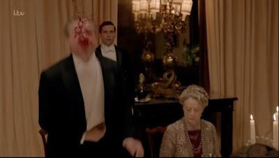 Downton Abbey Horror: Lord Robert sputa sangue (e l'etichetta infrange)