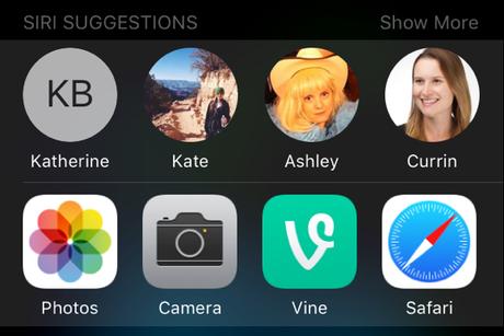 I suggerimenti di Siri su iOS 9