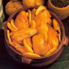 Pollo allo zafferano alla tunisina