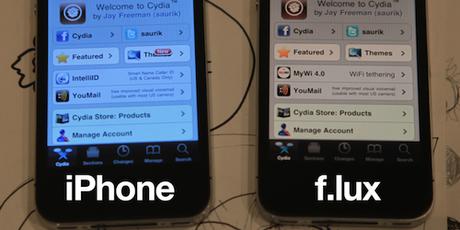 Cydia (iOS 9.xx) – F.lux si aggiorna supportando adesso anche iOS 9.x.x [Aggiornato Vers. 0.9986 beta]