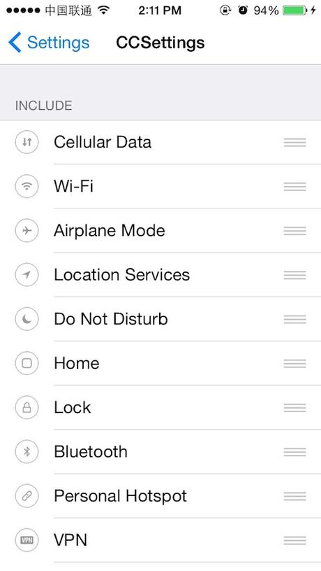 Cydia (iOS 9.x.x) – CCSettings for iOS 8/9 si riaggiorna correggendo alcuni crash [Aggiornato Vers. 0.0.7-8]