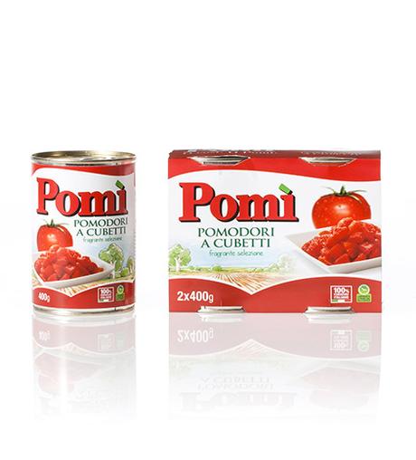 pomodori a cubetti Pomì Italia