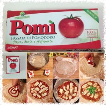 Pizza realizzata con passata pomodoro Pomì