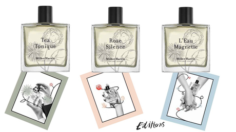 IL PROFUMO: Tea Tonique • Rose Silence • L'Eau Magnetic - Collezione Editions di MILLER HARRIS