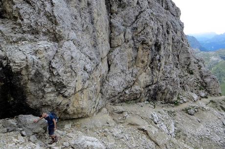 sentiero kaiserjager da passo falzarego