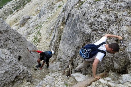 sentiero kaiserjager da passo falzarego